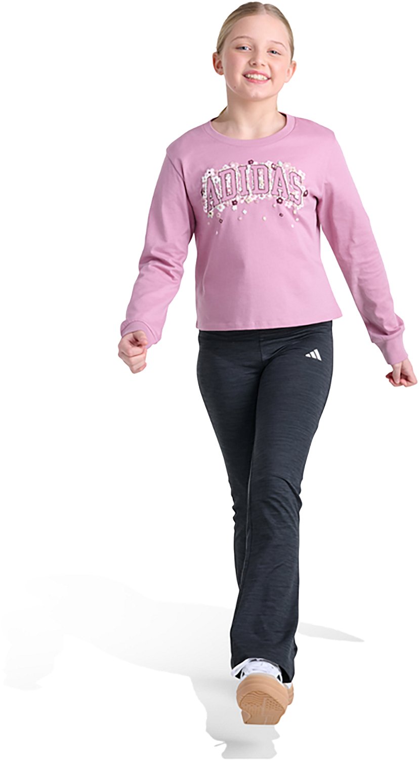 adidas Girls' Long Sleeve Regular Crewneck T-shirt - view number 4