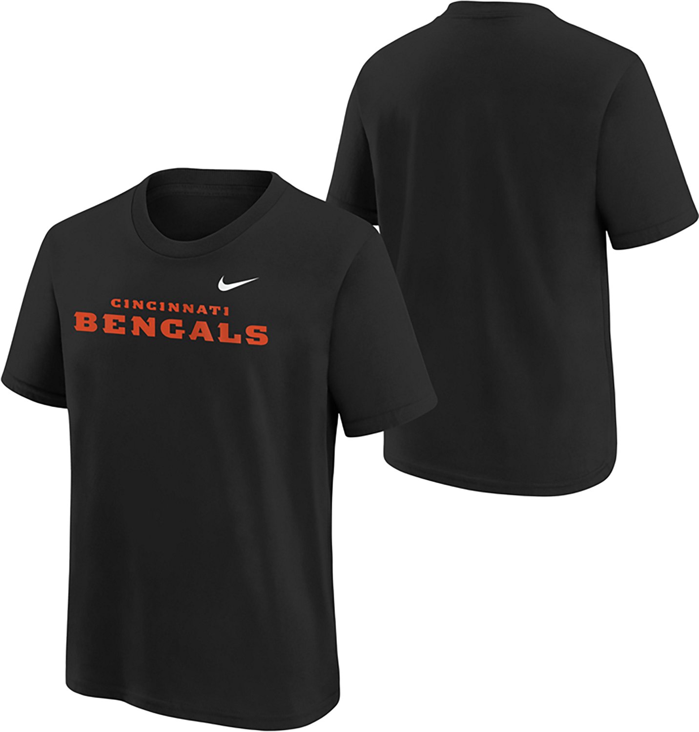 Nike Kids' Cincinnati Bengals Wordmark Graphic T-shirt