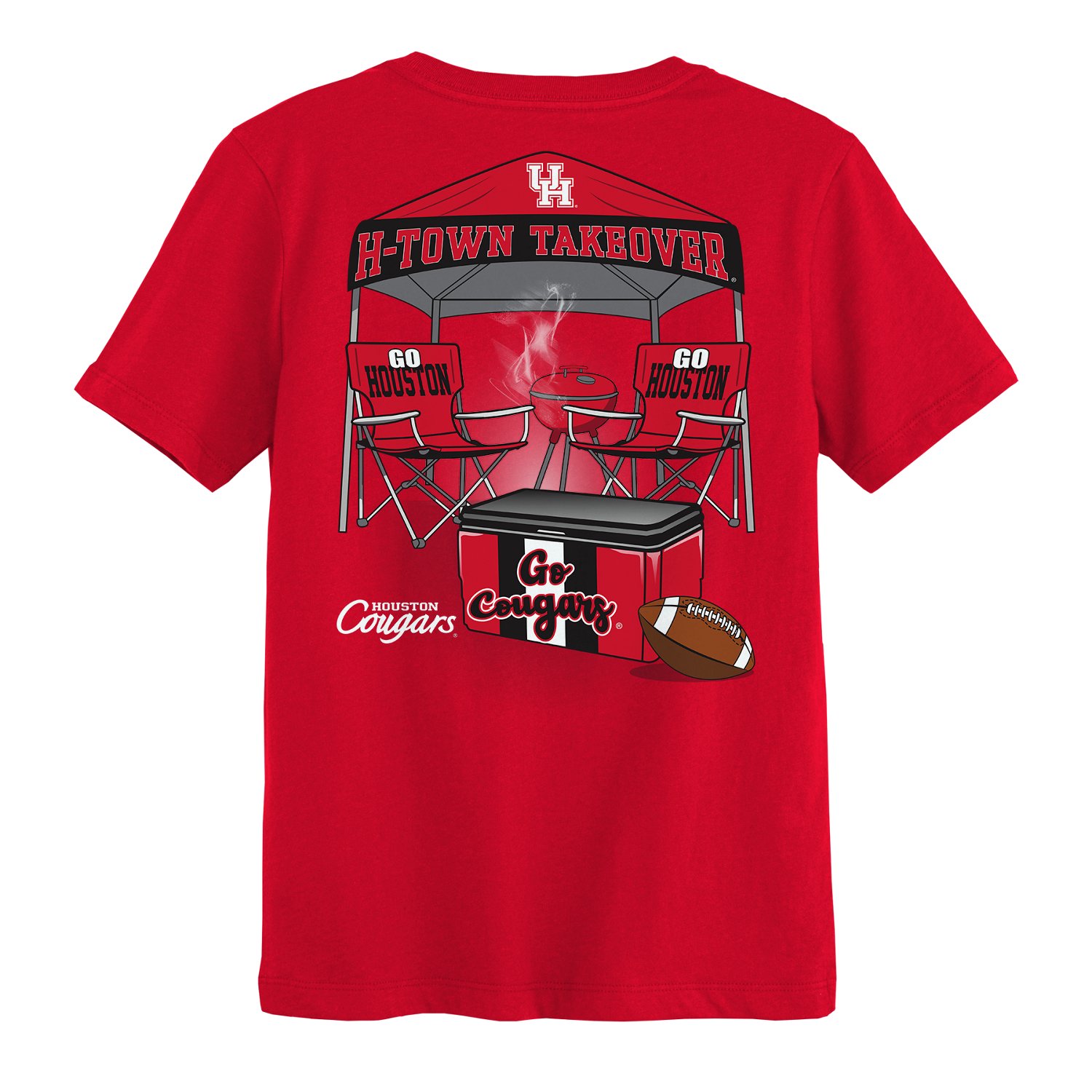 Outerstuff Boys' University of Houston Tailgater Graphic T-shirt - view number 3