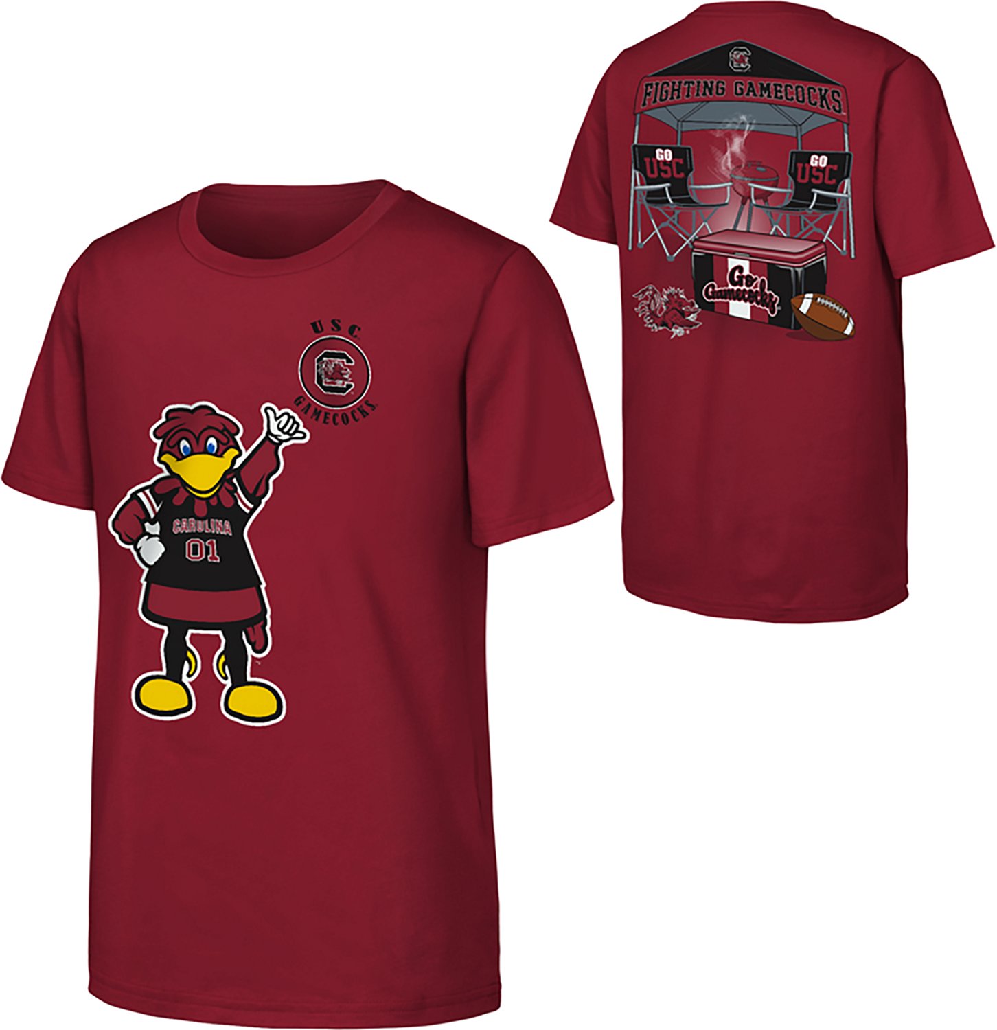 Outerstuff Boys' University of South Carolina Tailgater Graphic T-shirt