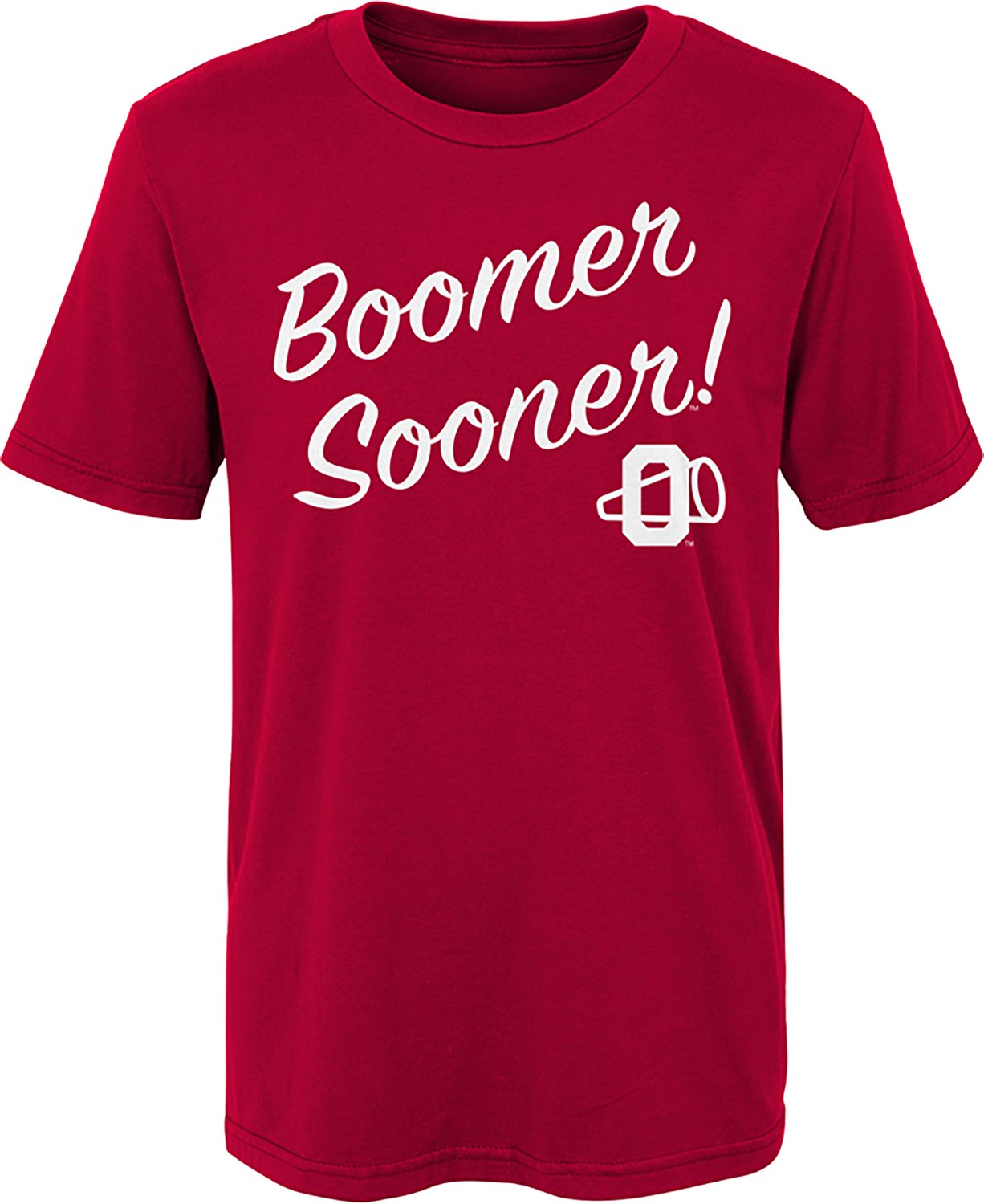 Outerstuff Boys' 4-7 University of Oklahoma Vault Slogan T-shirt