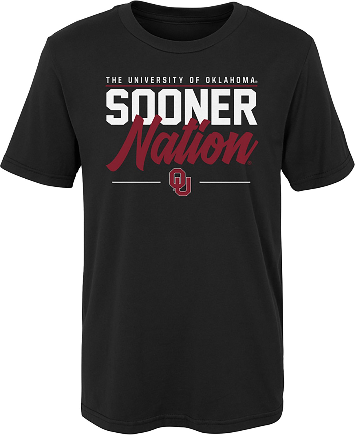 Outerstuff Boys' 4-7 University of Oklahoma Institution Slogan T-shirt