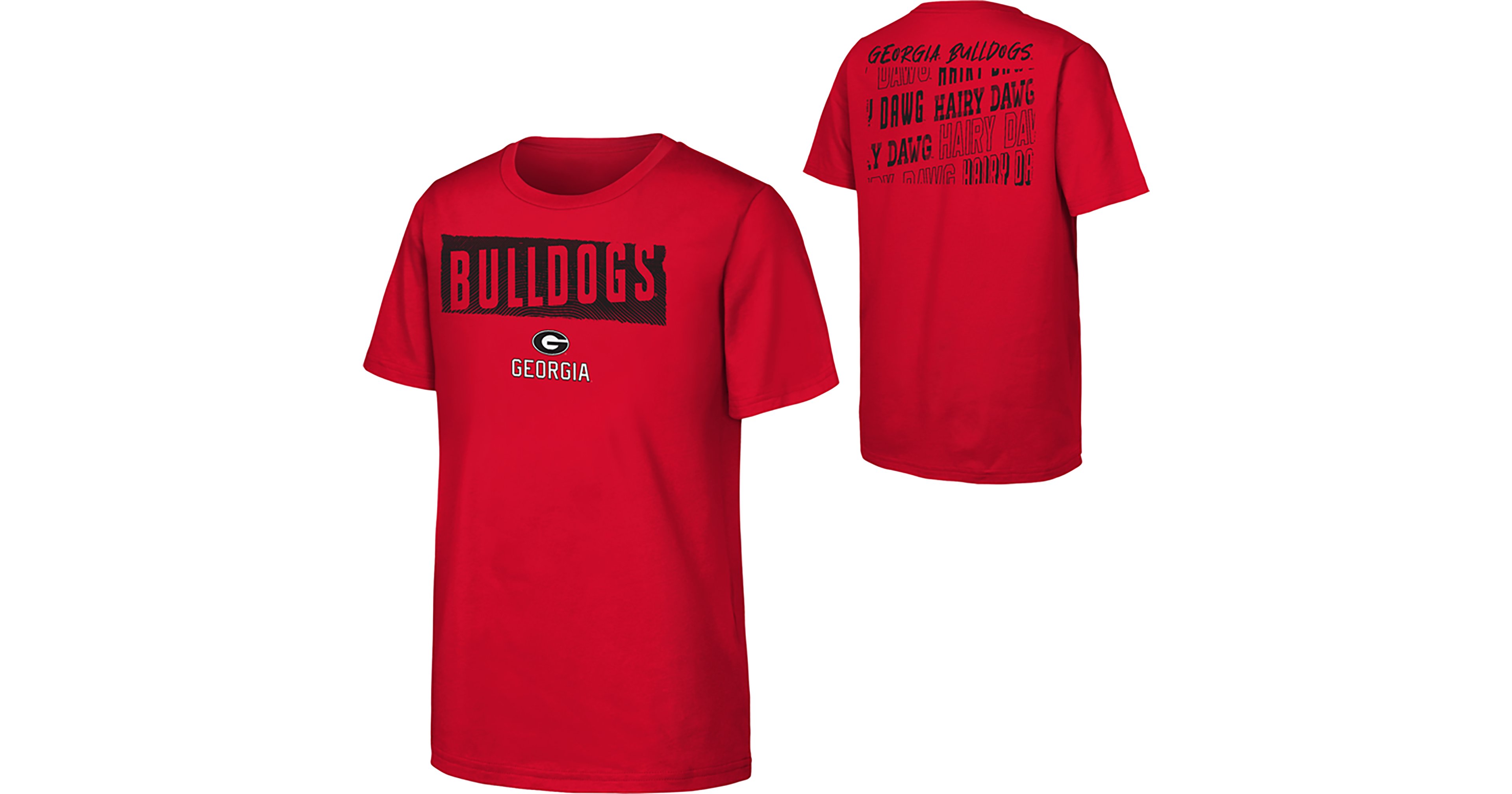 Outerstuff Boys' University of Georgia Tale the Tape T-shirt