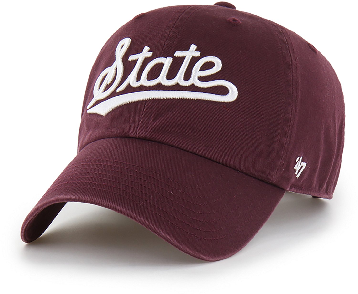 '47 Adults' Mississippi State Script Clean Up Cap