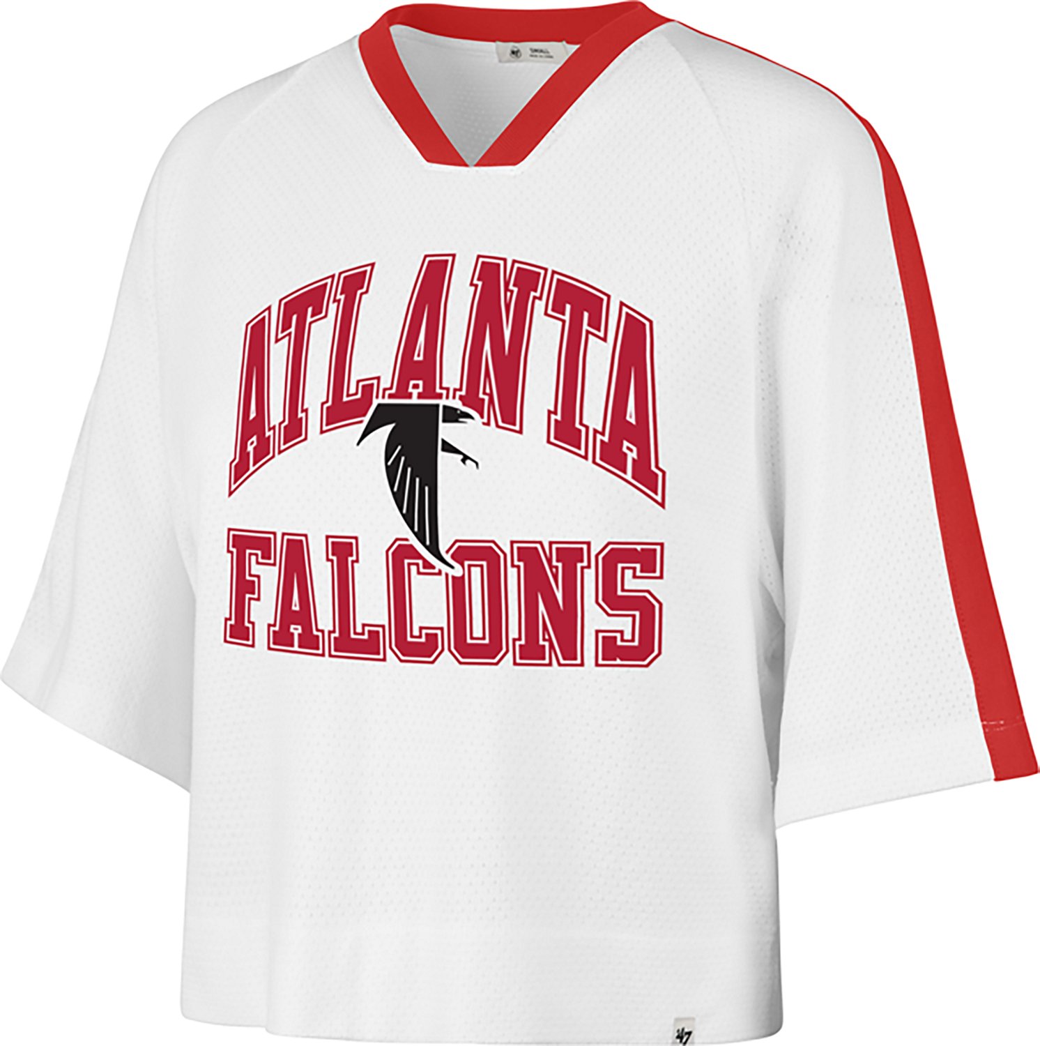 '47 Women's Falcons Big Overarch Drop Needle Raglan Graphic T-shirt