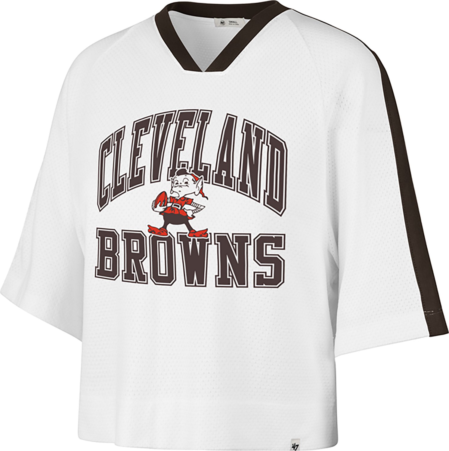'47 Women's Brown Big Overarch Drop Needle Raglan T-shirt