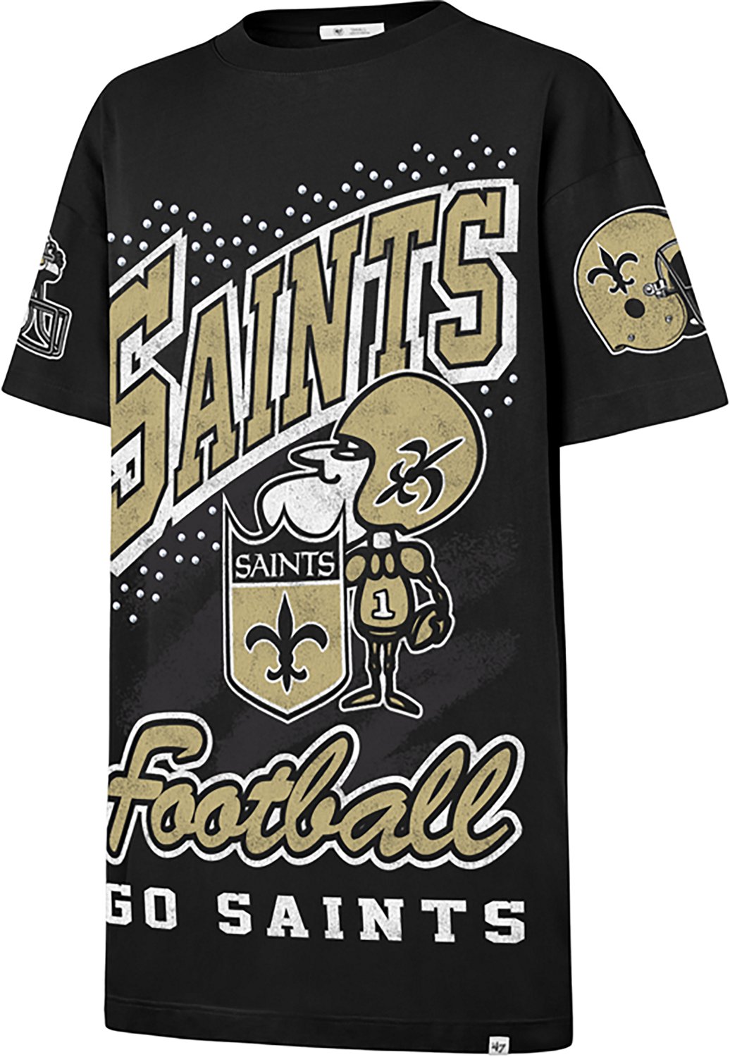 '47 Women's Saints Gemstone T-Shirt Dress