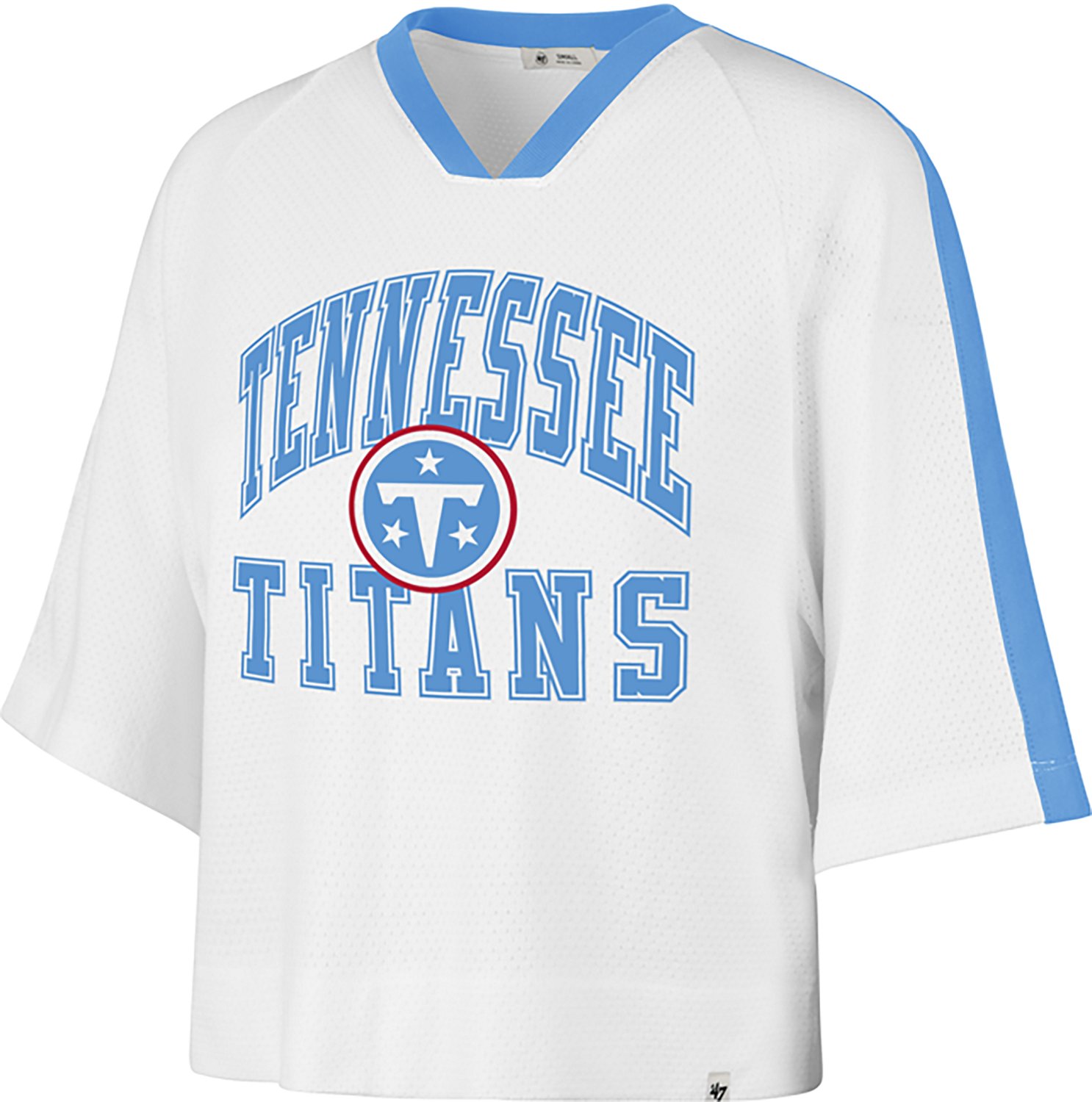 '47 Women's Titans Big Overarch Drop Needle Raglan T-shirt