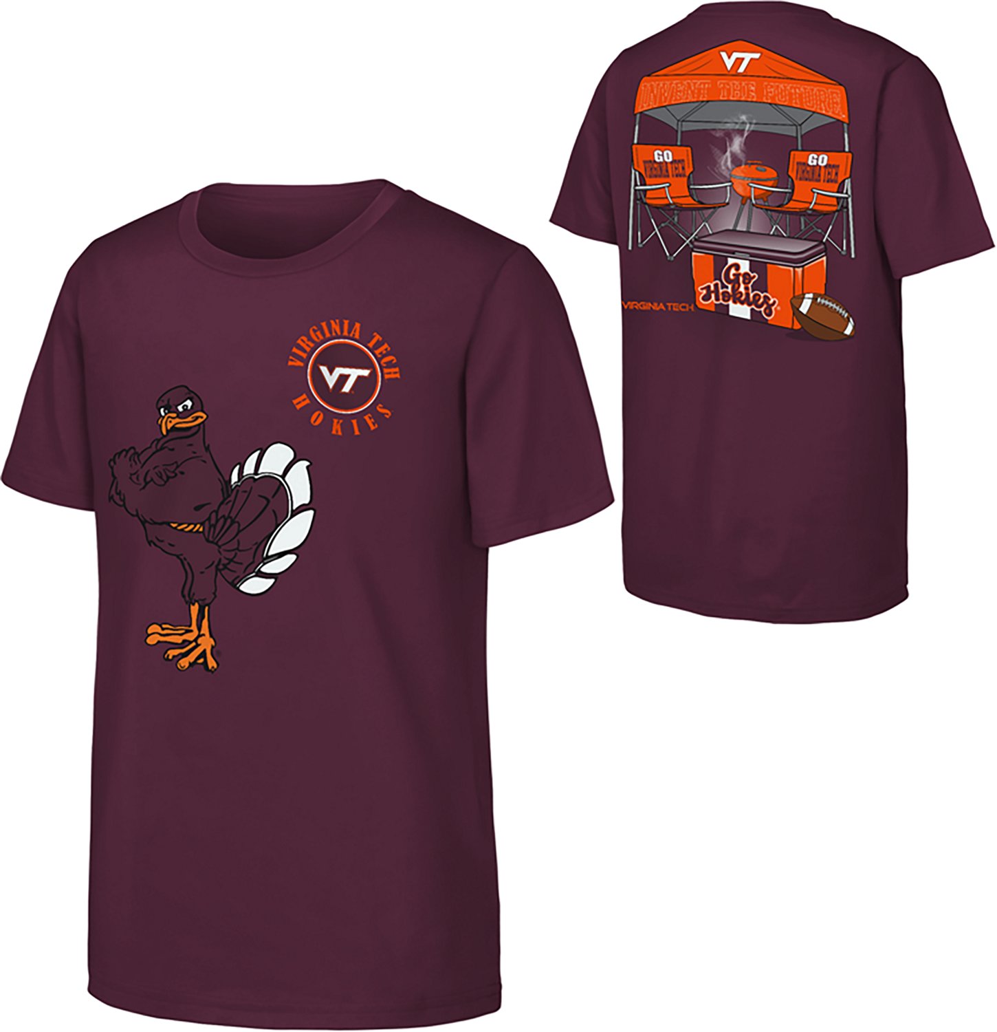 Outerstuff Boys' Virginia Tech Tailgater Graphic T-shirt