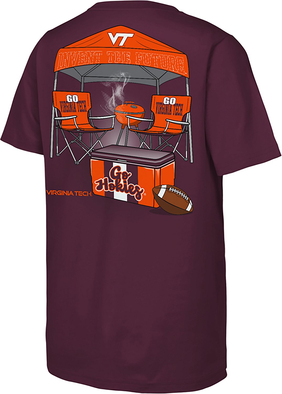 Outerstuff Boys' Virginia Tech Tailgater Graphic T-shirt - view number 3