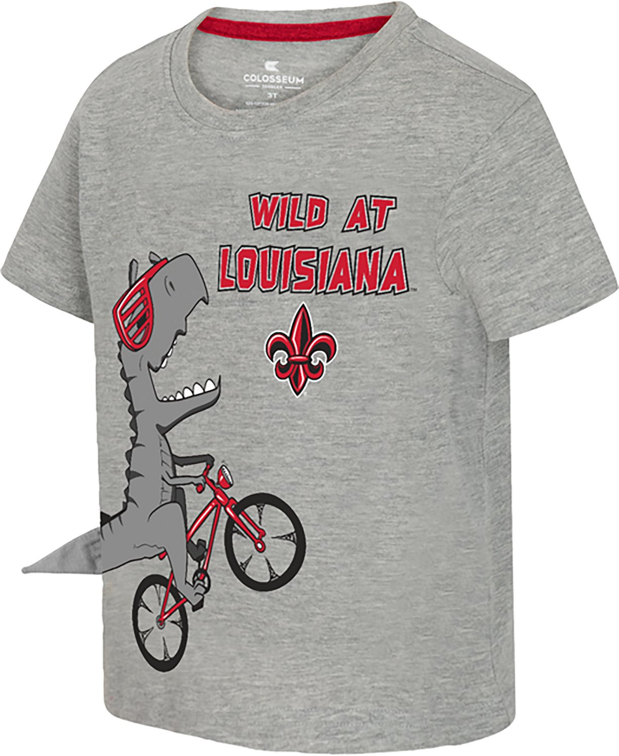 Colosseum Athletics Toddlers' University of Louisiana at Lafayette Wild Dino Graphic T-shirt