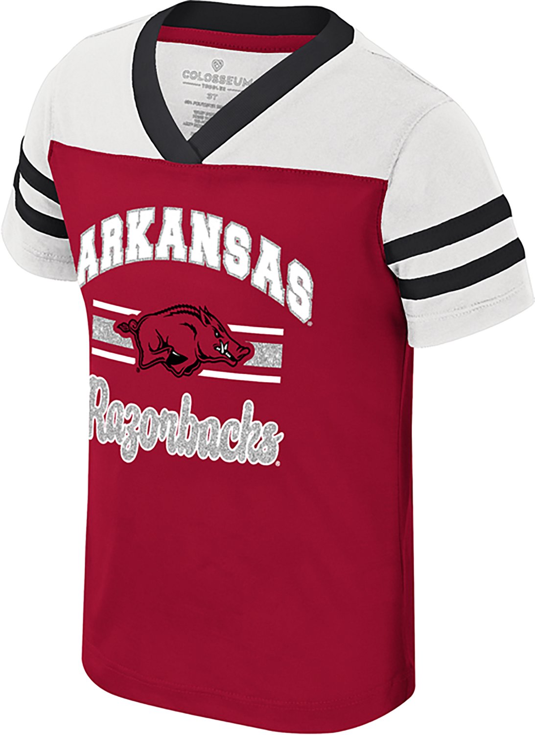 Colosseum Athletics Toddlers' University of Arkansas Janelle Graphic T-shirt