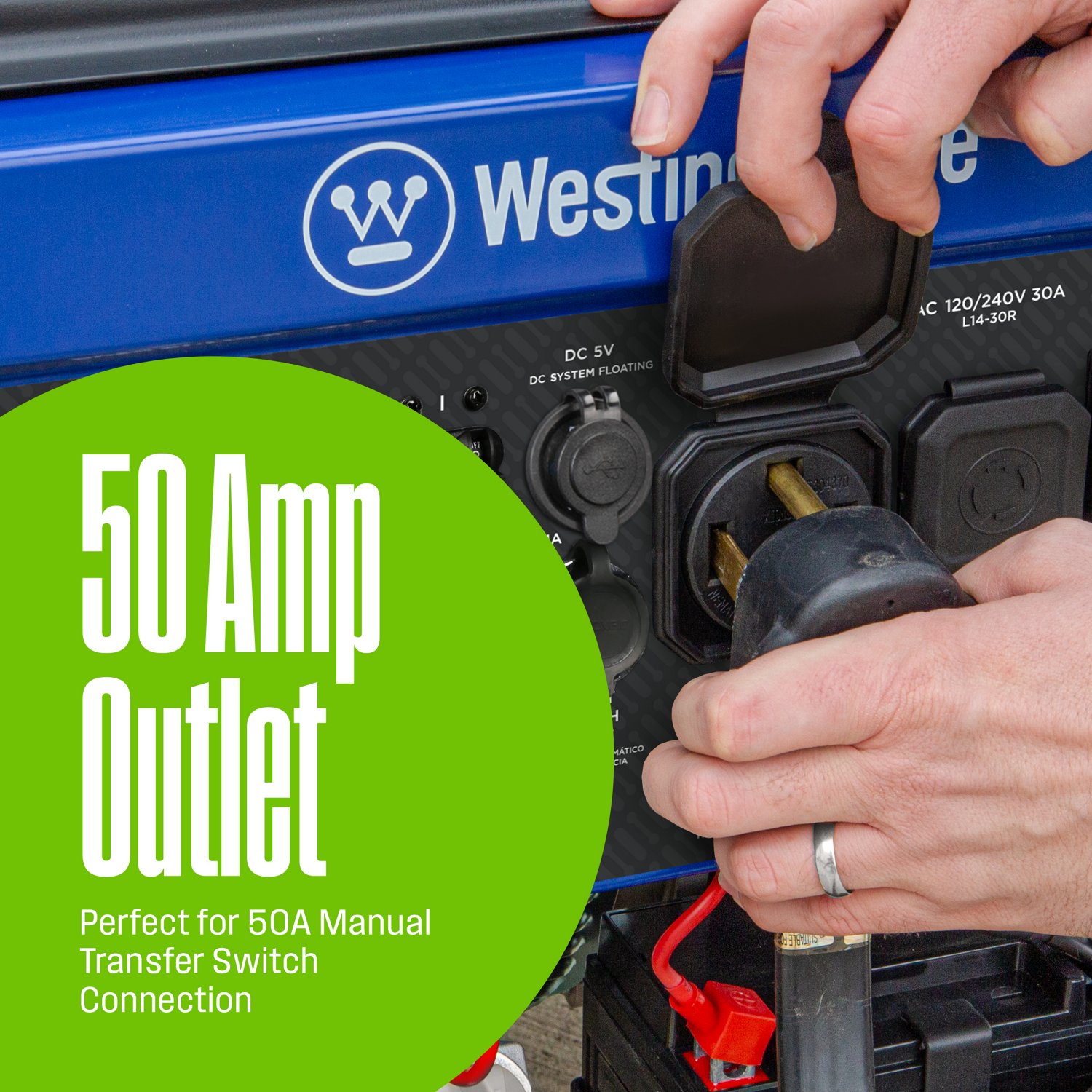 Westinghouse 14500/11500W Dual Fuel Portable Generator with Remote Electric Start - view number 7
