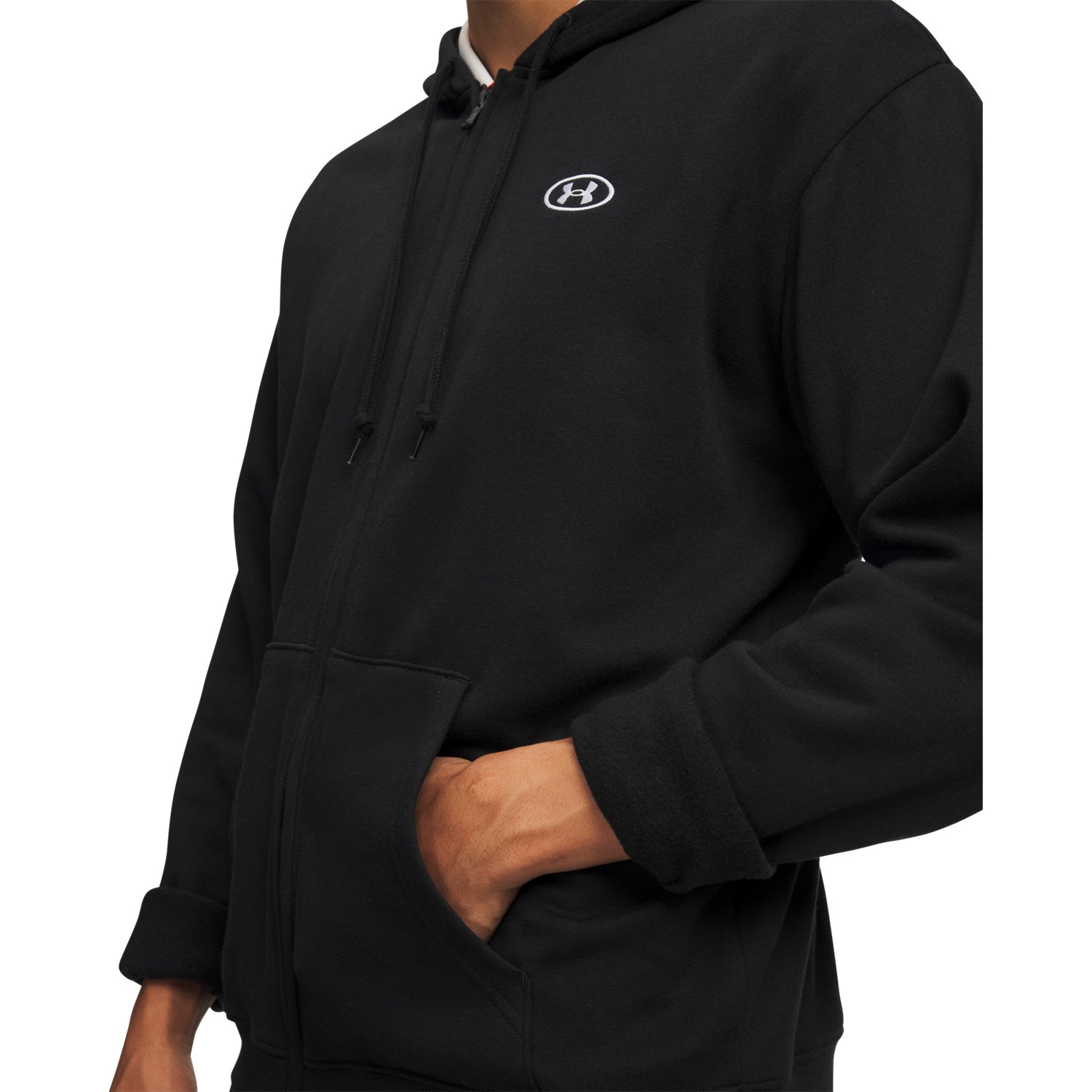 Under Armour Men's Rival Fleece Full-Zip Hoodie - view number 3