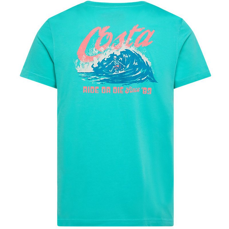 Costa Del Mar Men's Breaking Waves Short Sleeve T-shirt