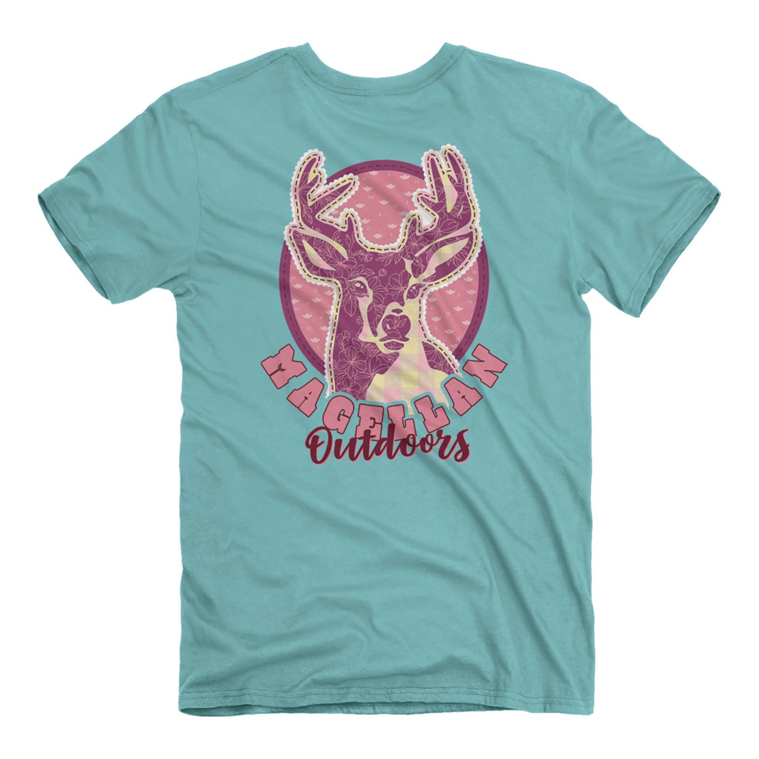 Magellan Outdoors Women's Deer Pattern Short Sleeve T-shirt