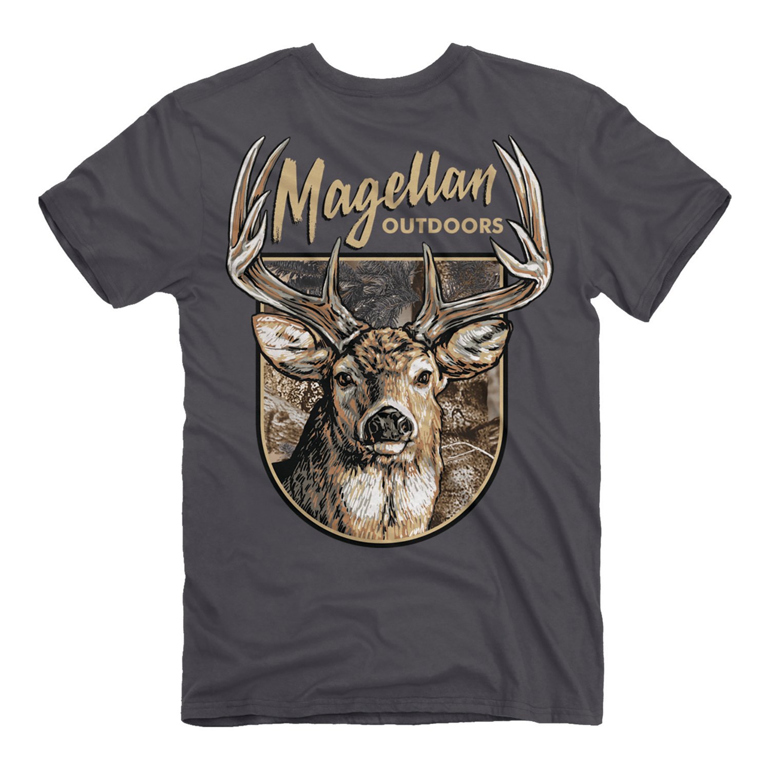 Magellan Outdoors Men's Camo Buck Portrait T-shirt