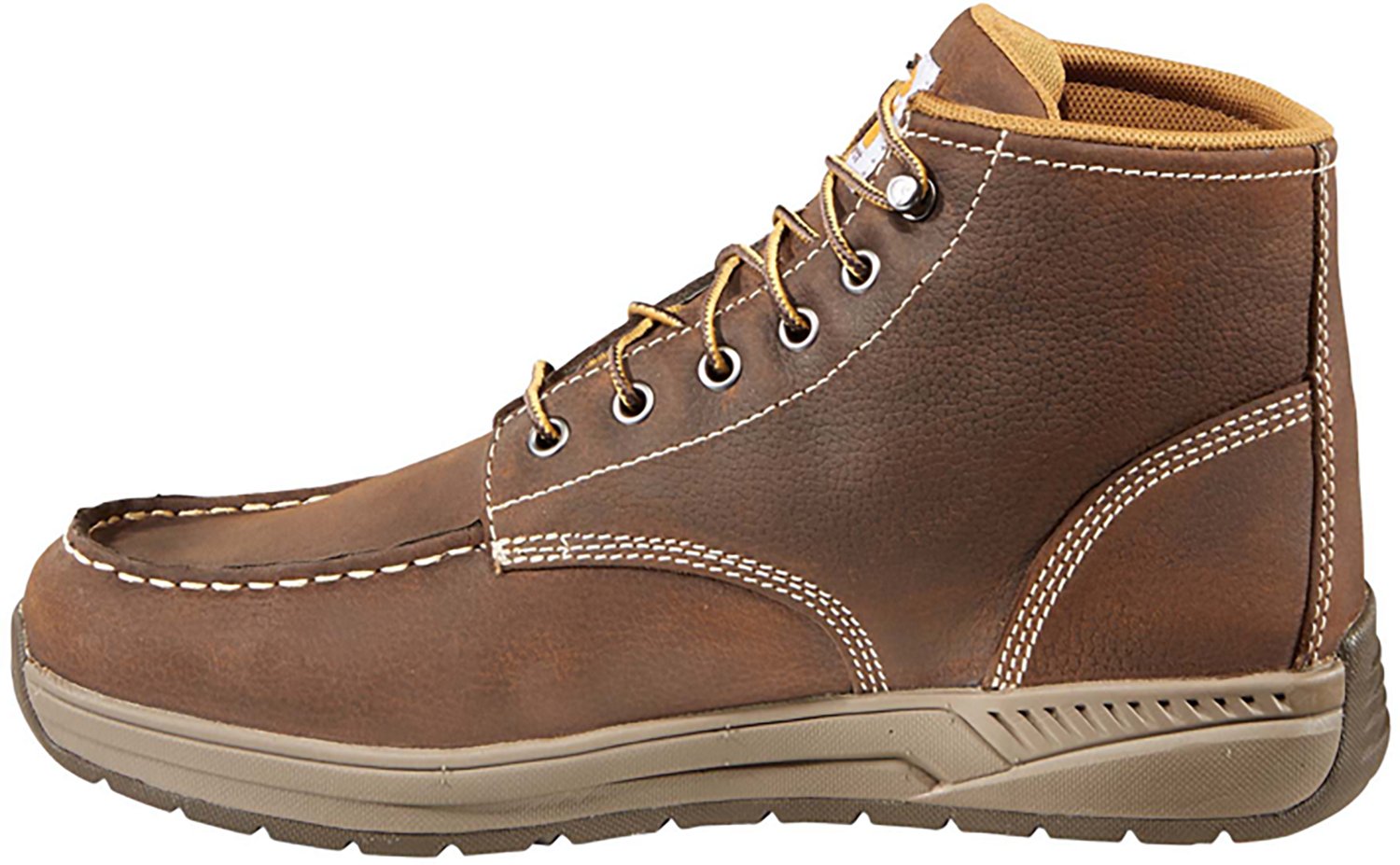 Carhartt Men's Lightweight Moc Toe Leather Wedge Work Boots - view number 2