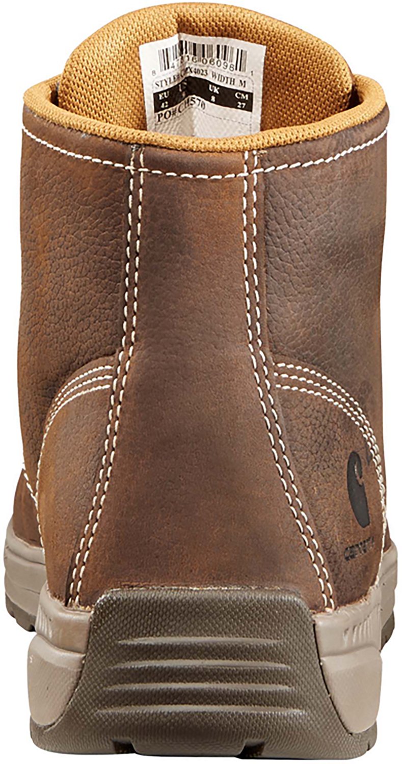 Carhartt Men's Lightweight Moc Toe Leather Wedge Work Boots - view number 5