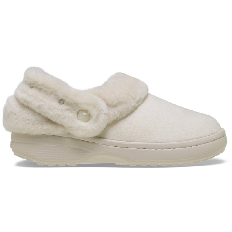 Crocs Classic Vegan Suede Unfurgettable Clogs for Women - Sandstone