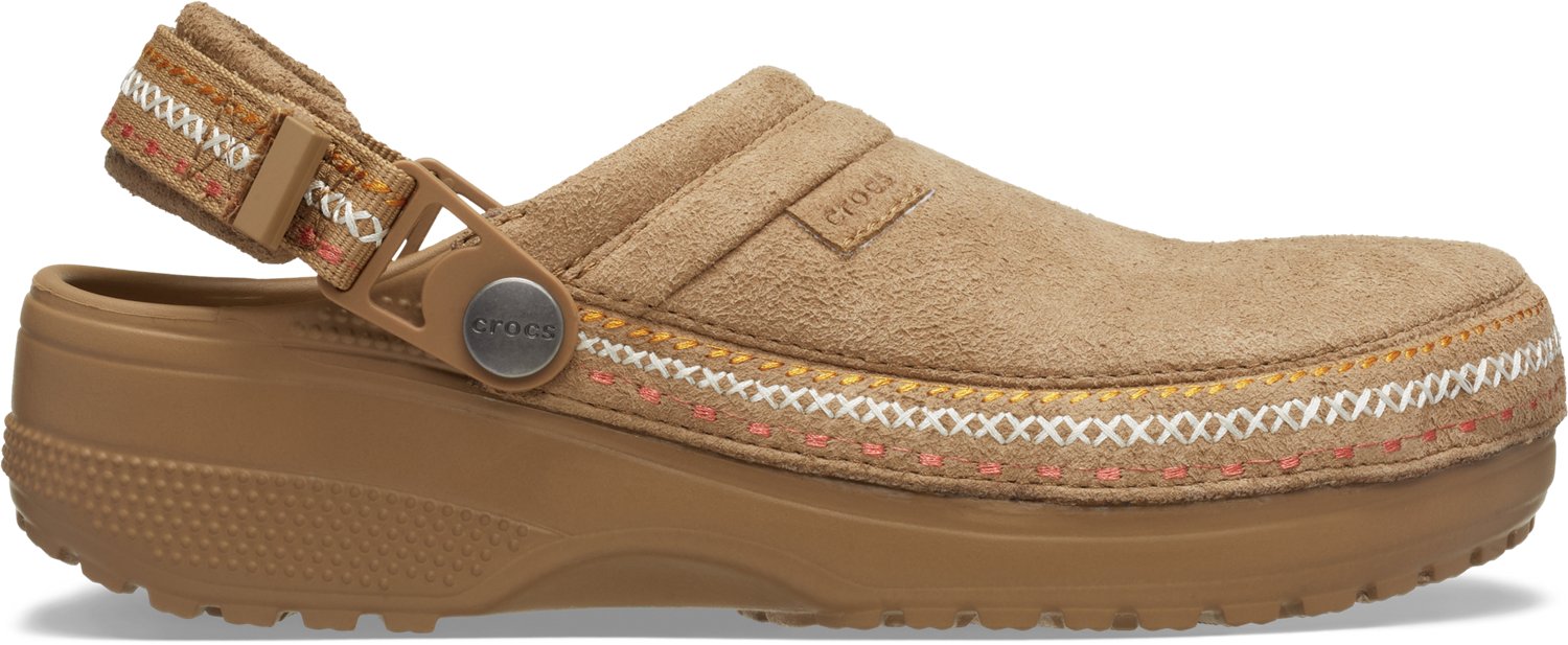 Crocs™ Crafted Vegan Suede Stitch Clogs