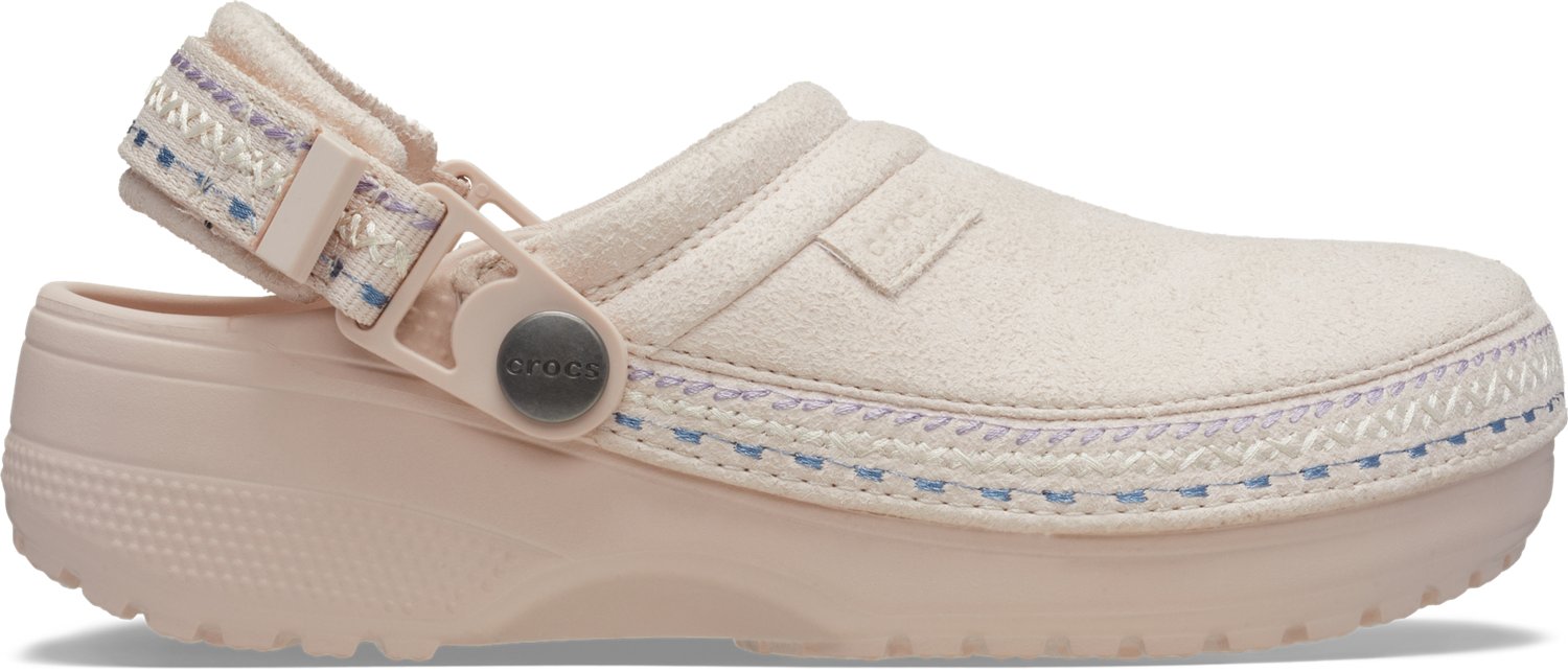 Crocs™ Kids' Crafted Vegan Suede Stitch Clogs