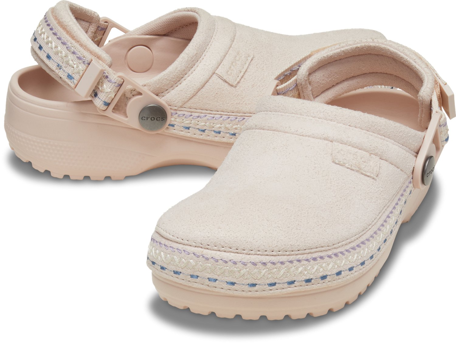 Crocs™ Kids' Crafted Vegan Suede Stitch Clogs - view number 2