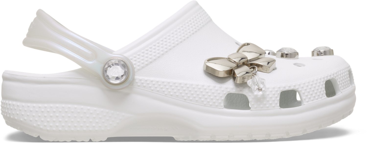 Crocs Kids' Classic Bling Bow Clogs