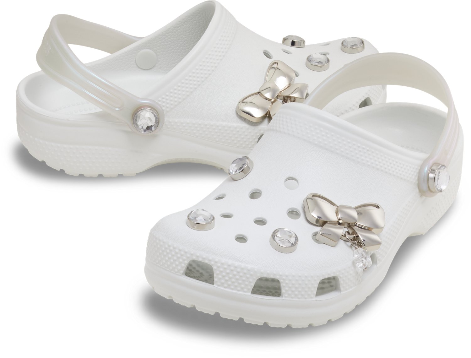 Crocs Kids' Classic Bling Bow Clogs - view number 3