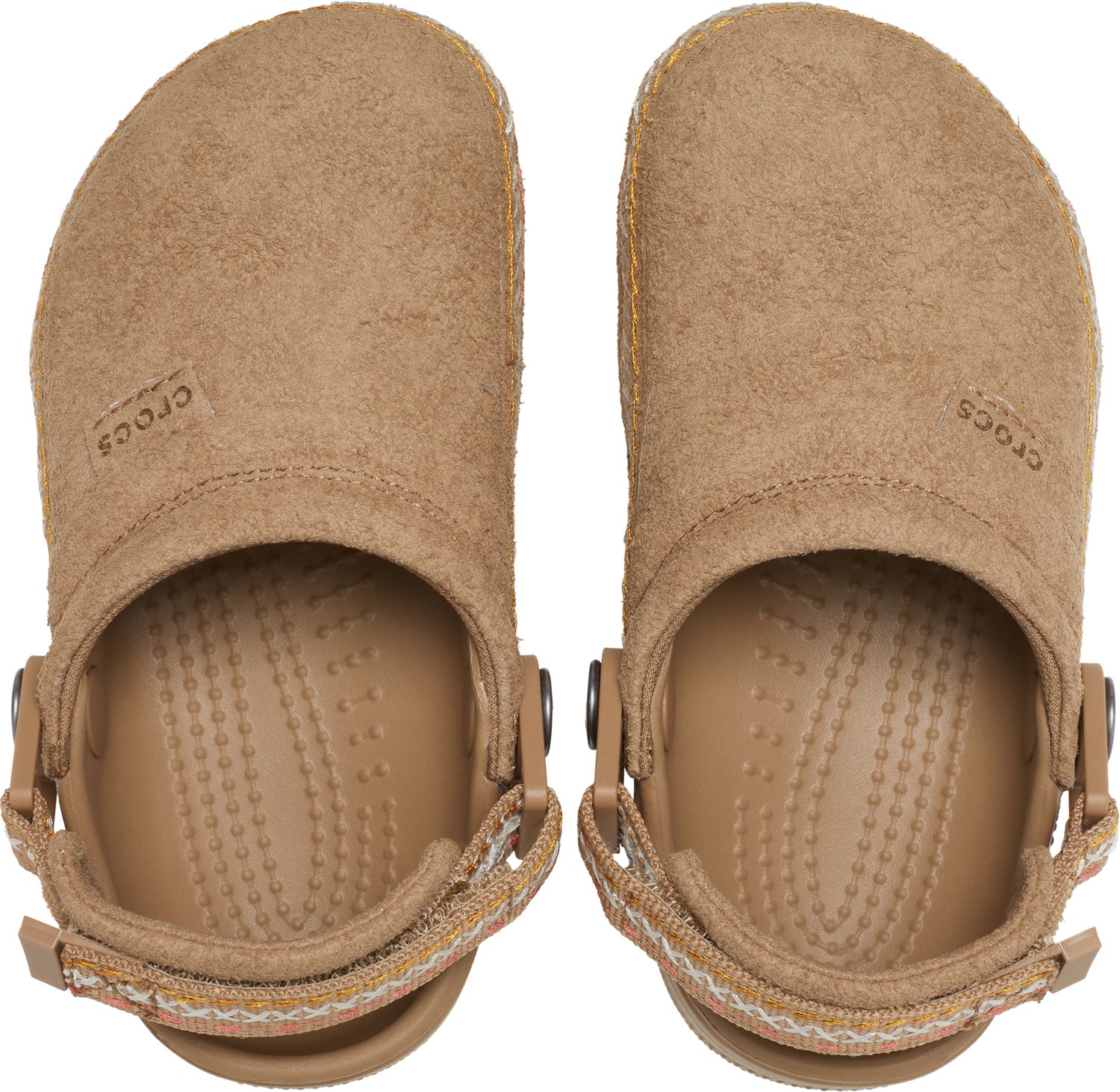 Crocs Kids' Classic Crafted Vegan Suede Stitch Clogs - view number 3