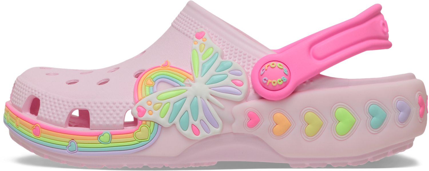 Crocs Girls' Classic Butterfly Lights Clogs - view number 2