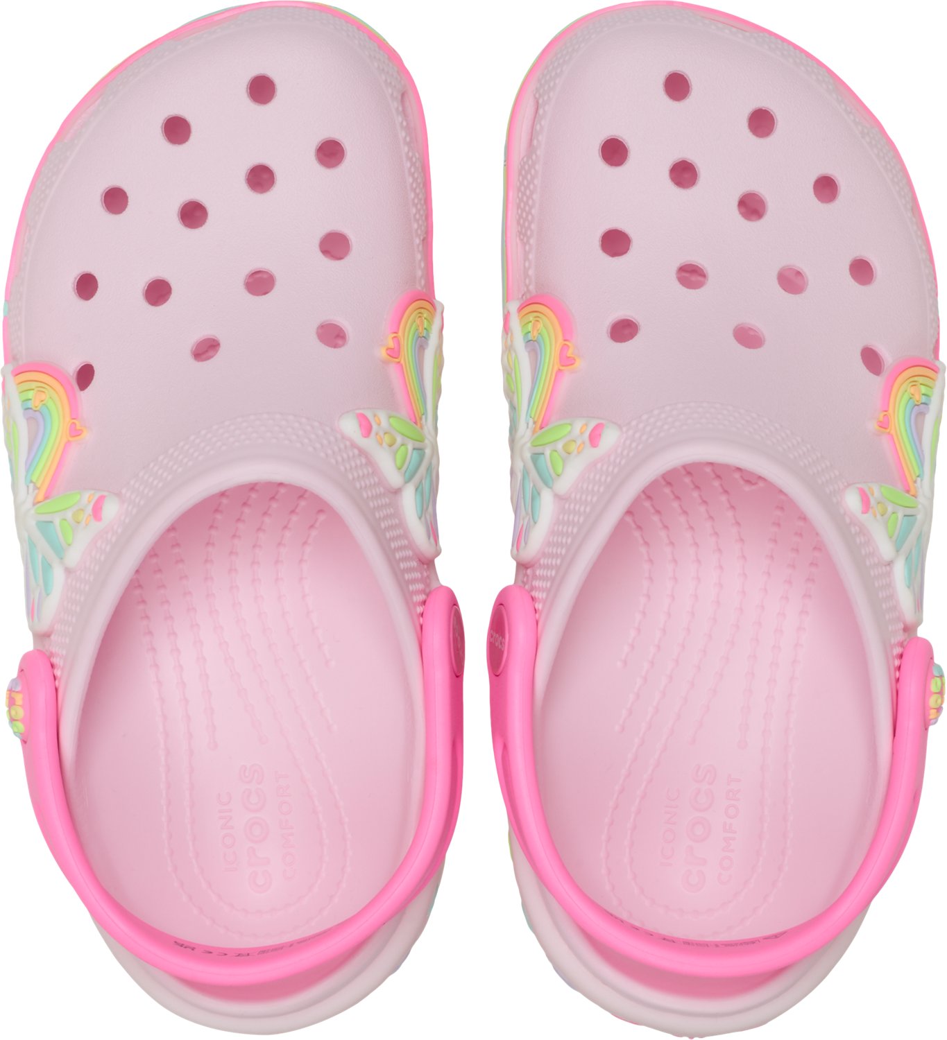 Crocs Girls' Classic Butterfly Lights Clogs - view number 4