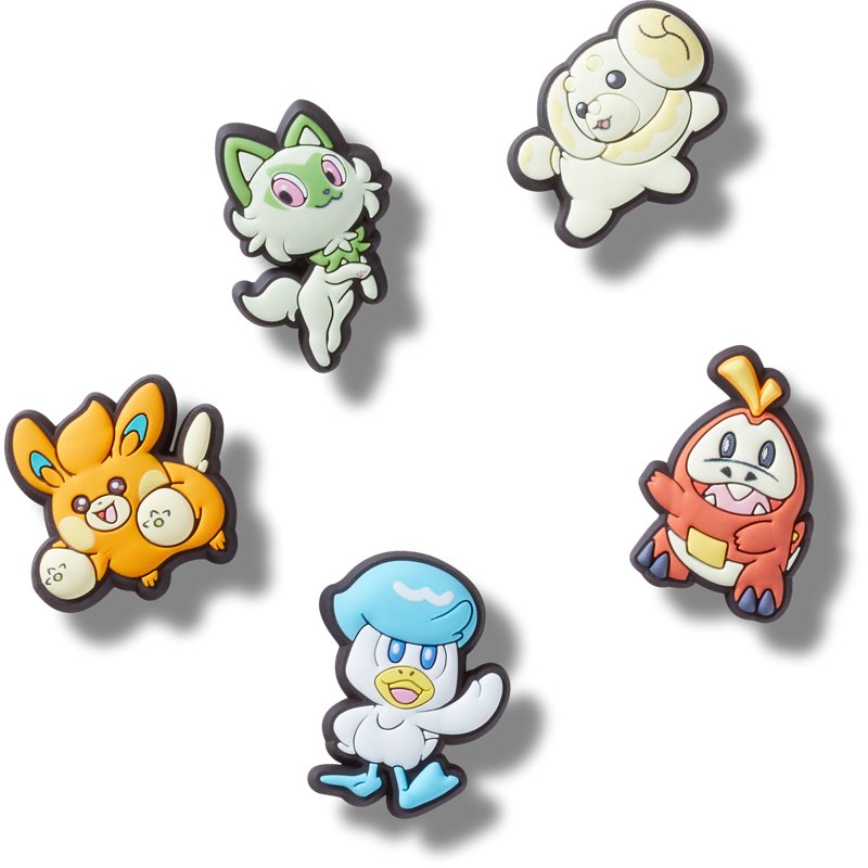 Crocsâ¢ PokÃ©Mon Paldea Jibbitzâ¢ Charms 5 Pack