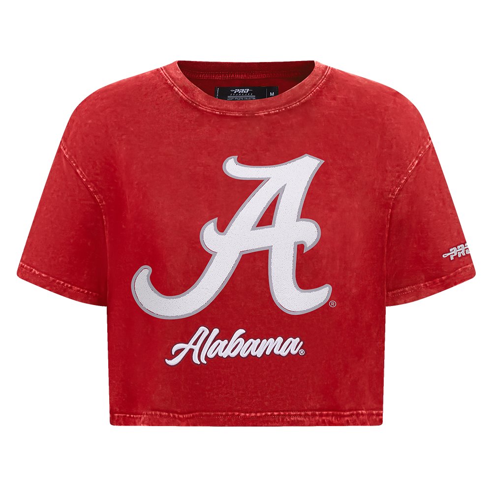 Pro Standard Women's University of Alabama Primary Logo School Script Boxy T-shirt