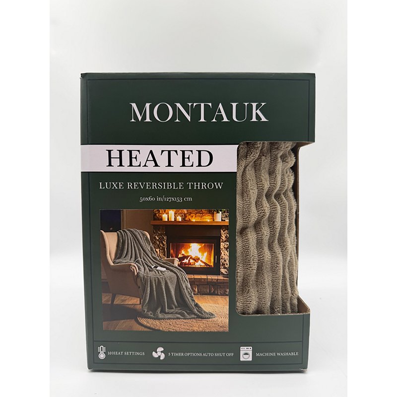 Montauk Heated Throw Blanket