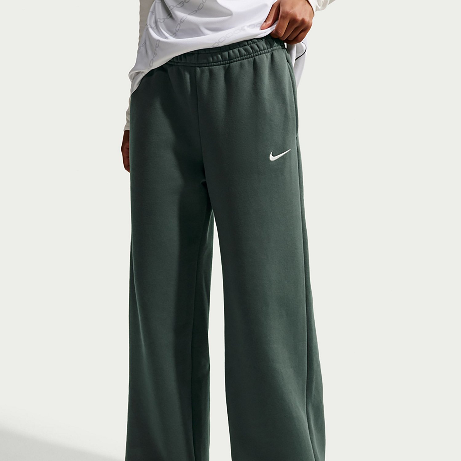 Nike Women's Studio Fleece Mid-Rise Training Pants - view number 3