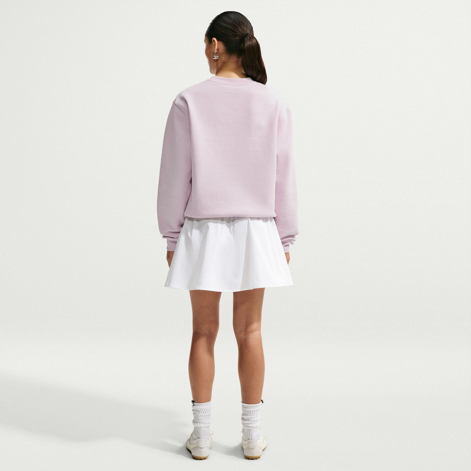 Nike Women's Studio Fleece Mid Weight Crew Sweatshirt - view number 2
