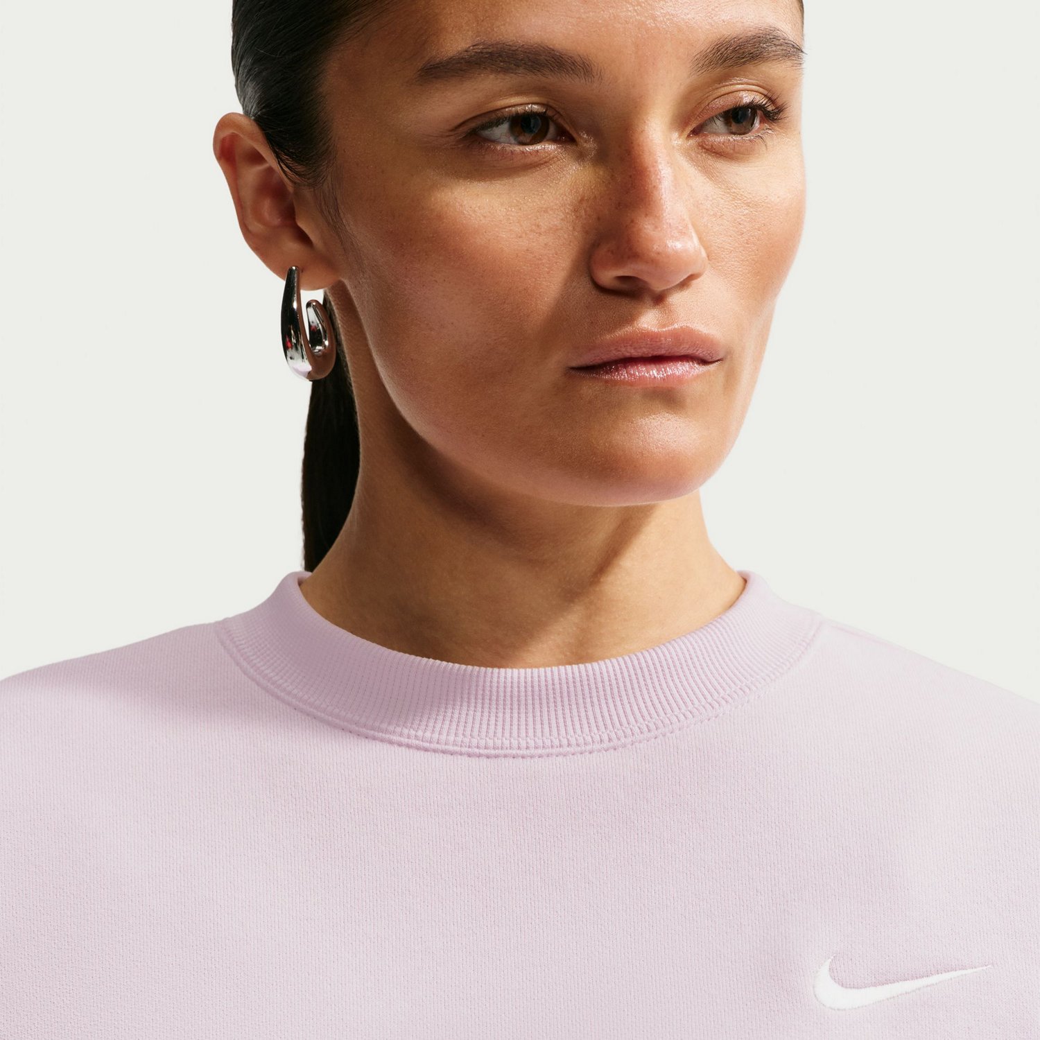 Nike Women's Studio Fleece Mid Weight Crew Sweatshirt - view number 6