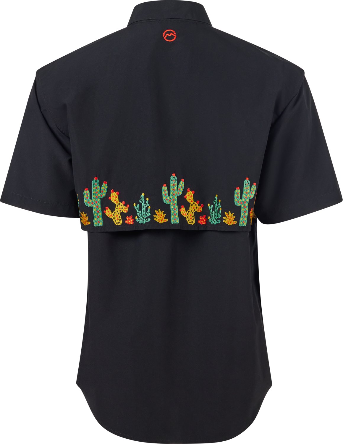 Magellan Outdoors Men's Hispanic Heritage Eagle & Cacti Guayabera Shirt - view number 2