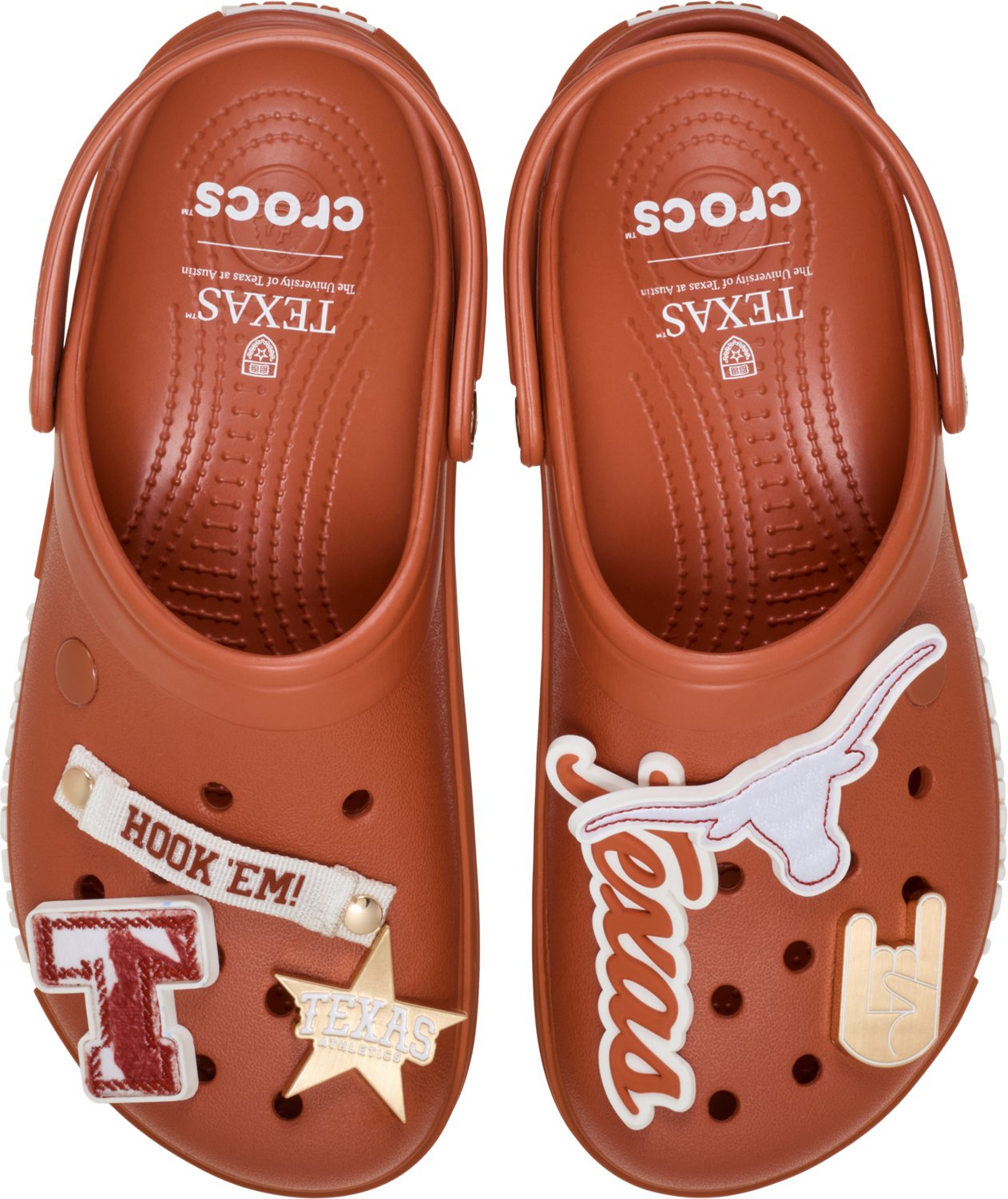 Crocs Adults' University of Texas Crocband Clogs - view number 4