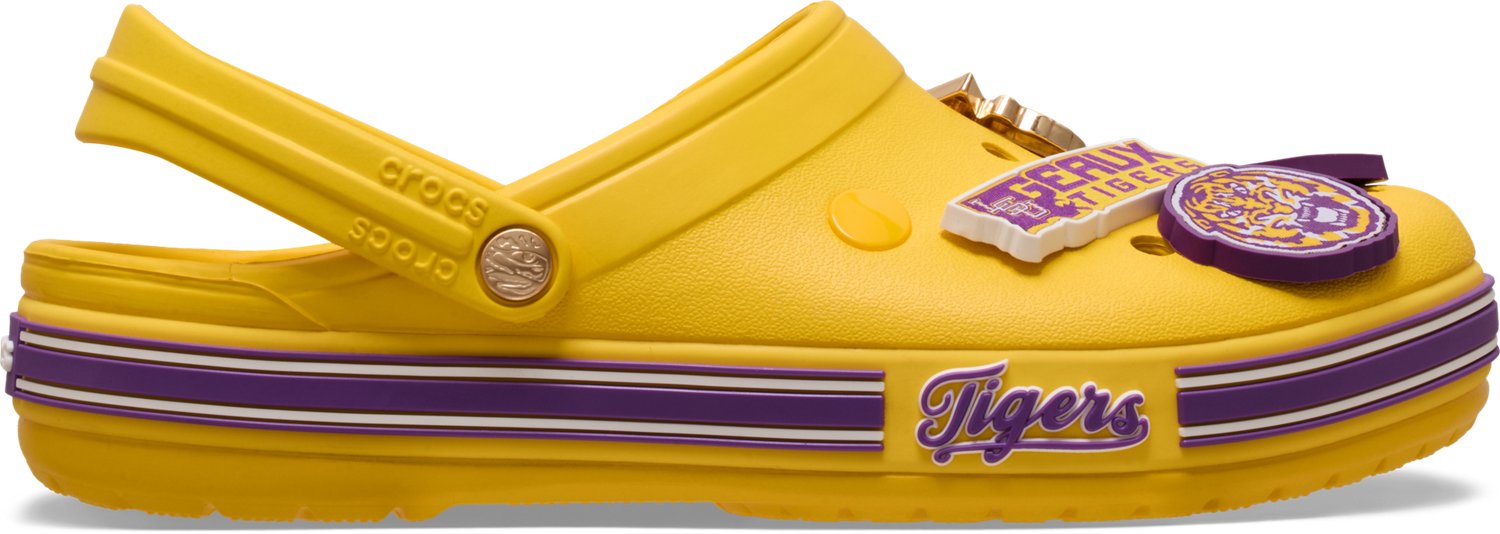 Crocs Adults' Louisiana State University Crocband Clogs