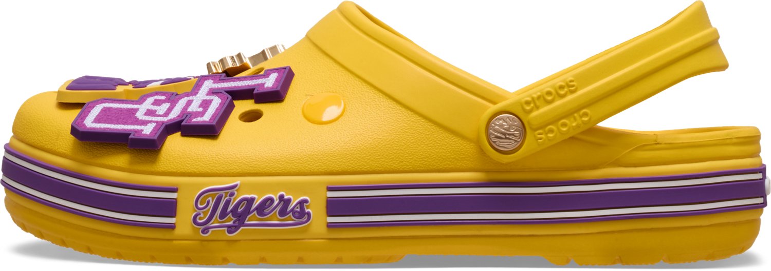 Crocs Adults' Louisiana State University Crocband Clogs - view number 2