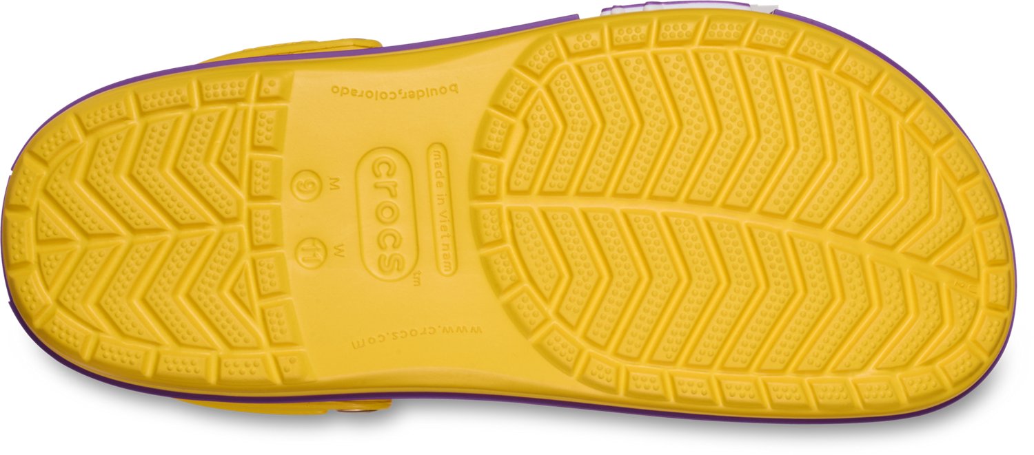 Crocs Adults' Louisiana State University Crocband Clogs - view number 6