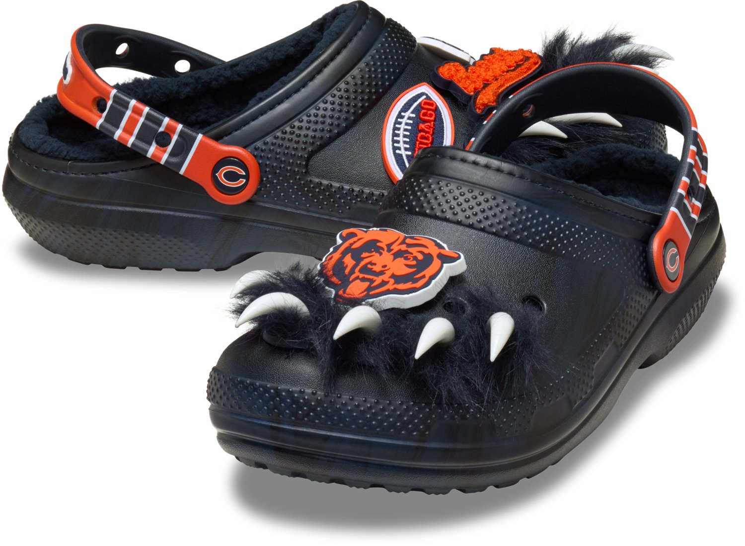 Crocs Adults' Chicago Bears Classic Lined Clogs - view number 3