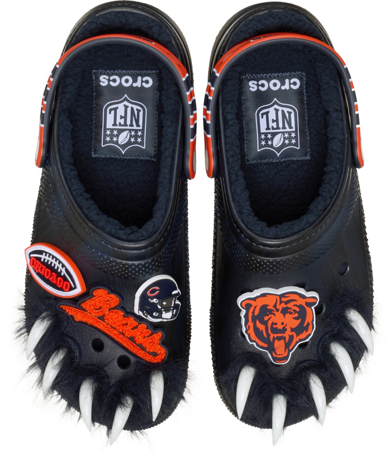 Crocs Adults' Chicago Bears Classic Lined Clogs - view number 4