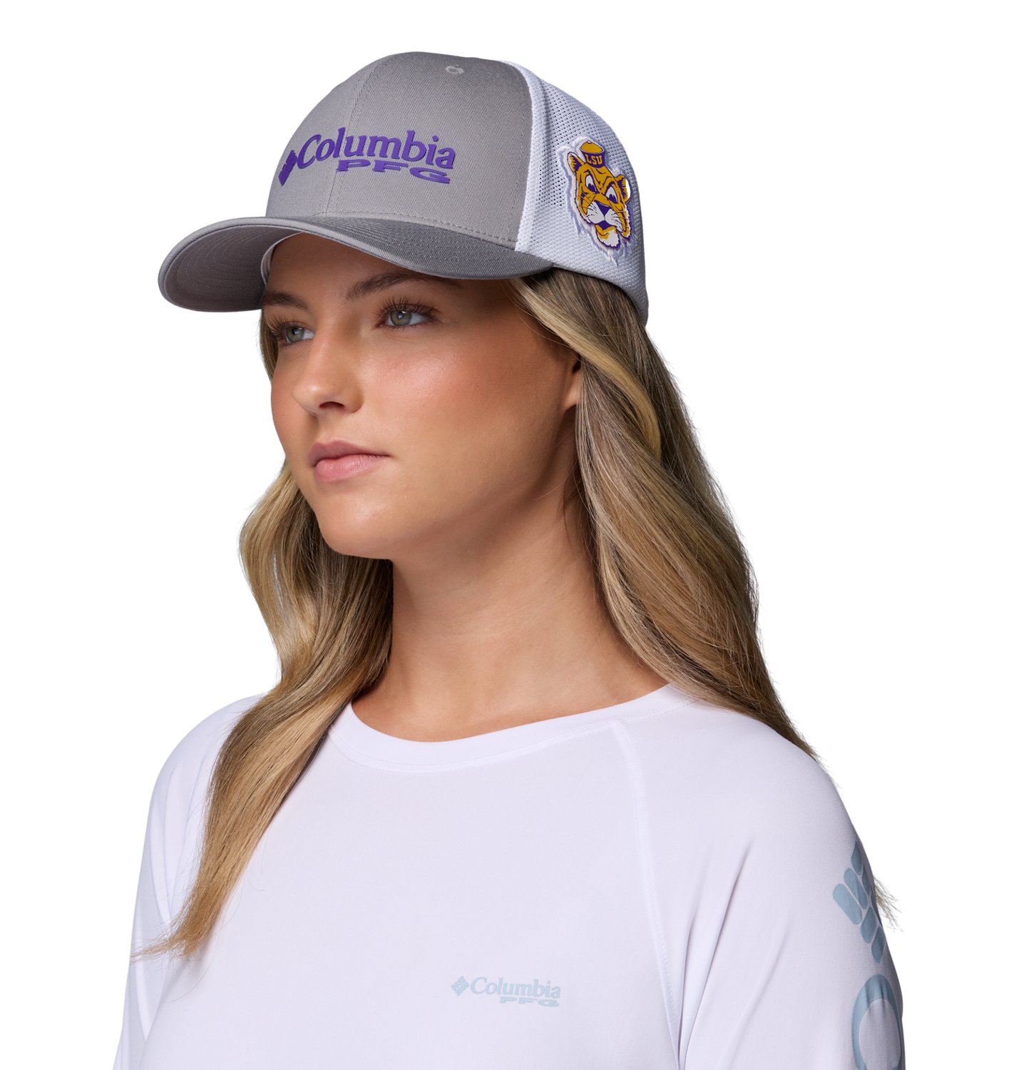 Columbia Sportswear Louisiana State University PFG Mesh Ball Cap