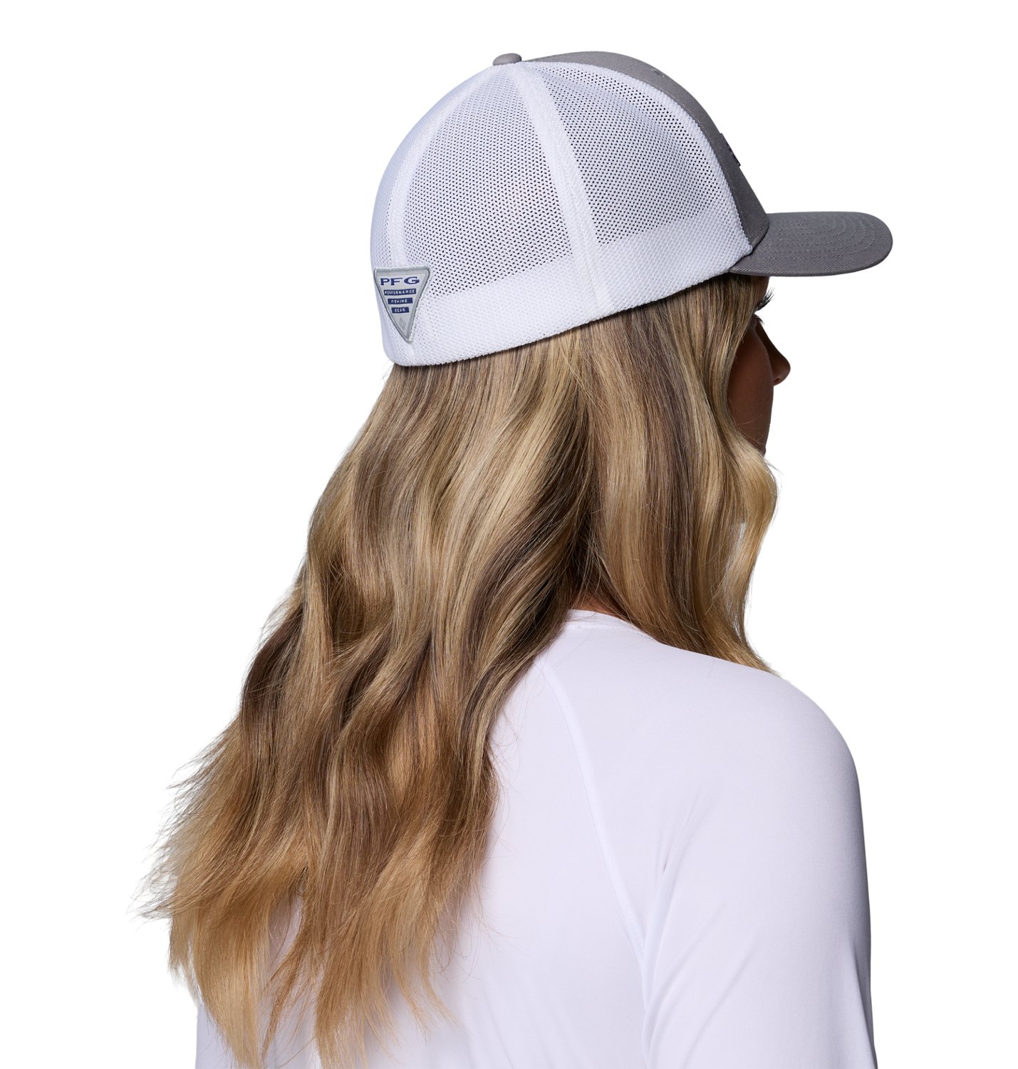 Columbia Sportswear Louisiana State University PFG Mesh Ball Cap - view number 2