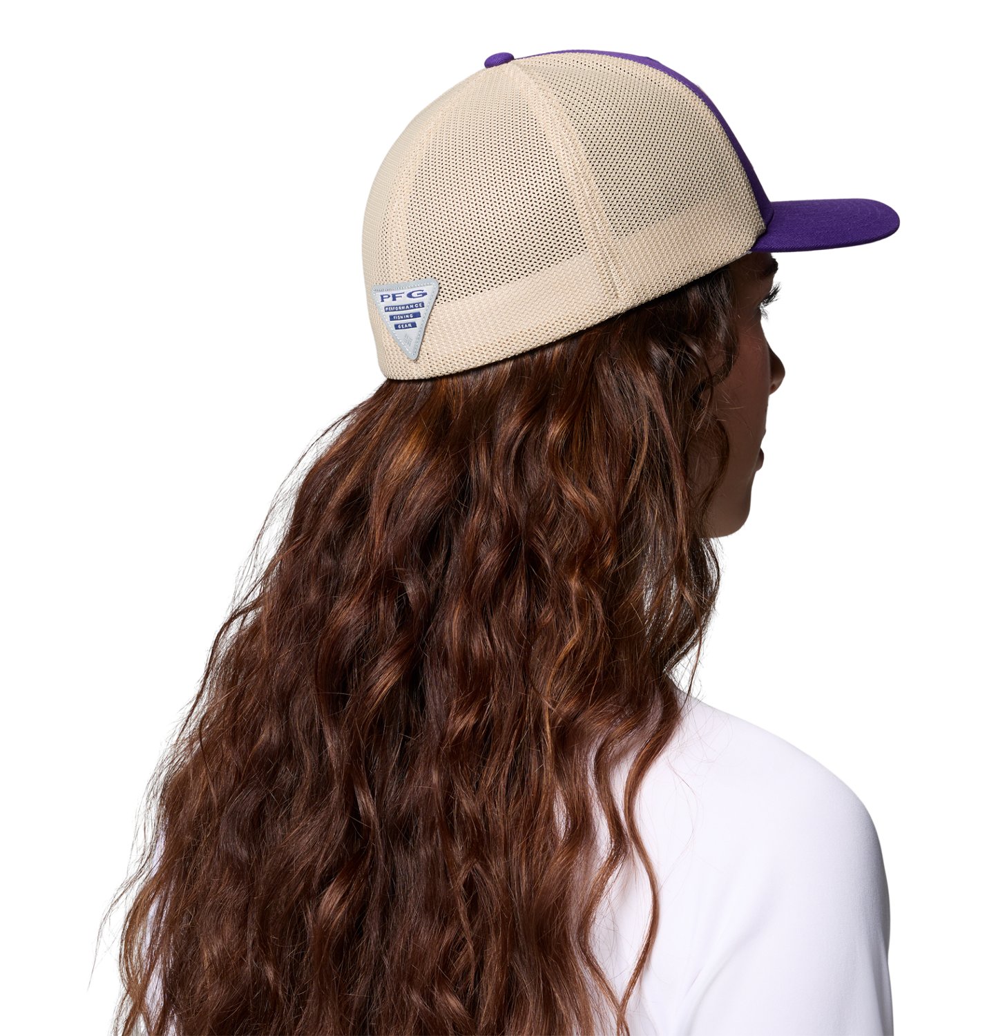 Columbia Men's LSU Tigers Mesh Fishing Ball Cap - view number 2
