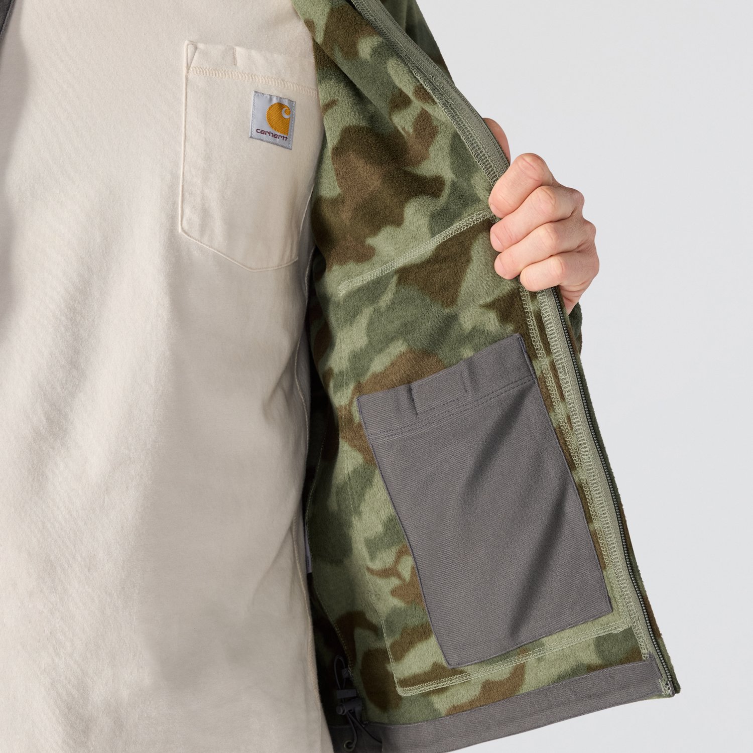 Carhartt Men's Elkhart Fleece Jacket - view number 5