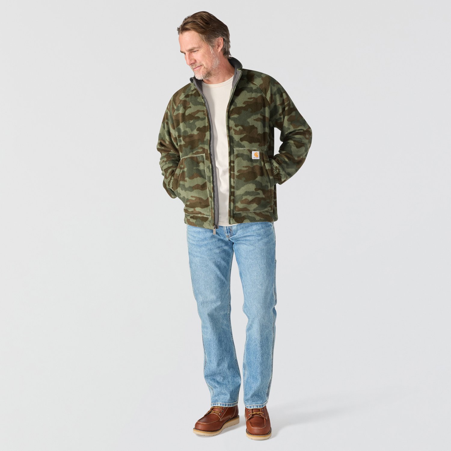 Carhartt Men's Elkhart Fleece Jacket - view number 6